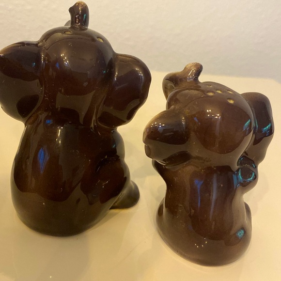 Vintage 50’s Elephant Salt & Pepper Shakers MCM Japan Anthropomorphic, numbered - Picture 4 of 8